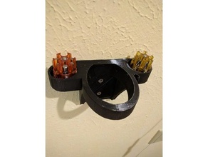 chave de fenda elétrica titular bloqueio canal fogo rápido porta-ferramentas & caixas 3d print model - Mito3D