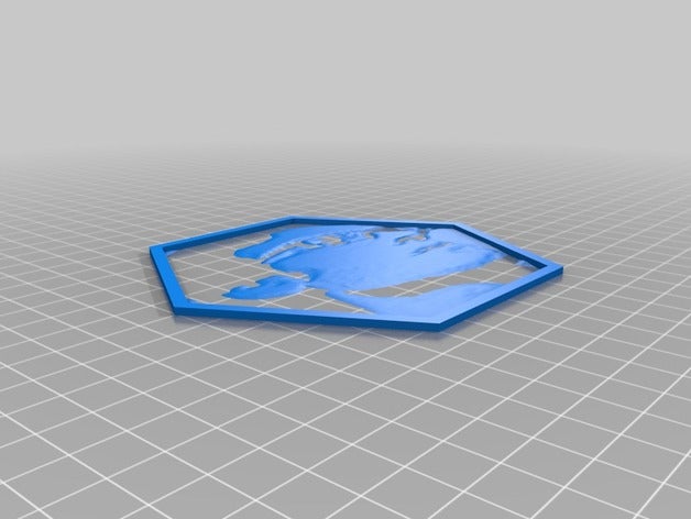 xoan 100hex objeto Arte en 2d personalizado 3D print model - Mito3D