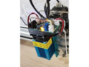 diodo laser driver scheda adattatore macchine utensili eleksmaker 3d print model - Mito3D