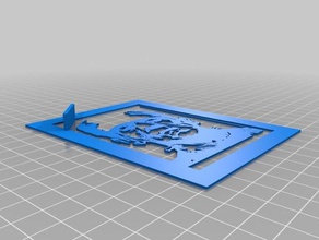 frankenstein v22 estêncil-o-matic ferramentas de arte personalizado 3d print model - Mito3D