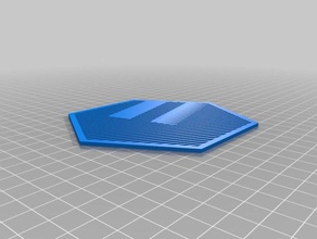 textura y lineas 100hex object 2d art customized 3d print model - Mito3D