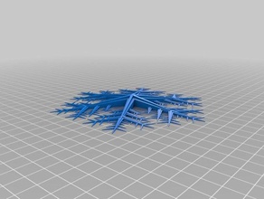 floco de neve criador arte da matemática fractal 3d print model - Mito3D