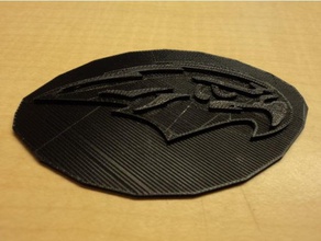 sanayide skyhawks maskotu işaretler ve logolar navajo teknoloji tech 3d print model - Mito3D