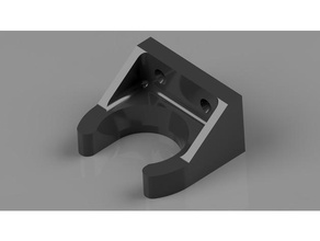 dyson tube holder household bracket stick vacuum mounting 3d print model - Mito3D