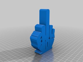fu hand 3d printing 3d print model - Mito3D