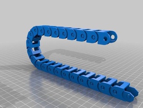 20 x 15 cable chain 3d printer parts customized 3d print model - Mito3D