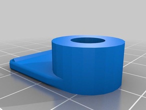 8mm slip ring mounting plate 75mm robotics 3d print model - Mito3D