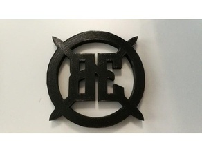 blutengel logotipo de la banda goth gothik 3d print model - Mito3D