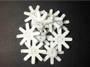 daisy - print cooling comparison test 3d printing tests blower comparator fan duct shroud 3d print model - Mito3D