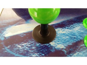 seimitsu joystick piastra di copertura giochi 3d print model - Mito3D