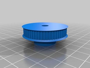 my customized gt2 pulley 60t 6mm 3d printer parts 3d print model - Mito3D