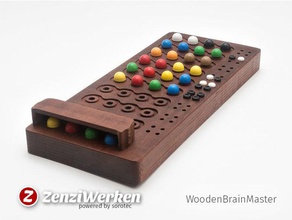 woodenbrainmaster cnc games boardgame board game brain router code hardwood mpcnc solve stepcraft zenziwerken 3d print model - Mito3D