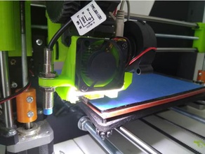 e3d v6 40mm fan + 5015 blower sensor 3d printer accessories 3d print model - Mito3D