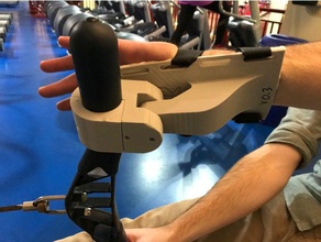 ergonomic rowing device v10 sport & outdoors customizer enable ae hack lowell hackathon prosthetics umass uml 3d print model - Mito3D