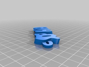 sophia Anahtarlık özelleştirilmiş 3d print model - Mito3D