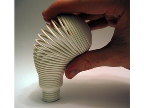 bombilla de luz escultura 2 springo las esculturas 3d print model - Mito3D
