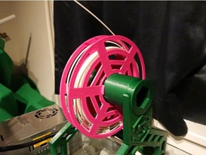 makerbox spool 3d printer accessories filament holder sample 3d print model - Mito3D