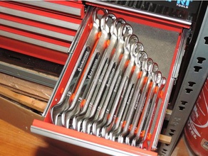 spanner tray rev 2 tools brico depot magnusson toolbox 3d print model - Mito3D