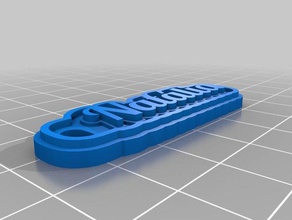 nat lia llaveros personalizado 3d print model - Mito3D