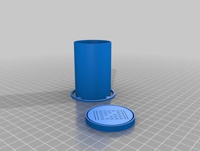 salt disposer silica gel container kitchen & dining case 3d print model - Mito3D