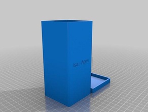 macitas nombre organização personalizado 3d print model - Mito3D