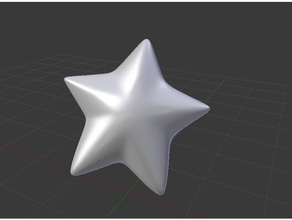 3d star model mario nintendo güç yeti yıldız 3d print model - Mito3D