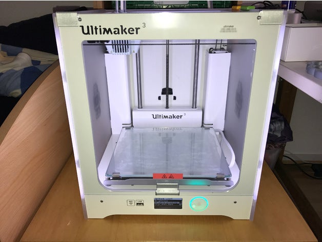 ultimaker3door Impresora 3d accesorios ultimaker 3 3D print model - Mito3D