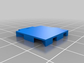 geliştirilmiş kilitleme scrabble fayans karşıya boş bulmaca 3d print model - Mito3D