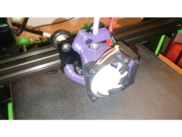 fan einfach-Rohr-Entferner anet e10 3d-Drucker Teile mod e10-upgrade e 10 filament ändern l fter Rohr entfernen 3D print model - Mito3D