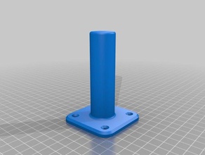 pie placa de fijación 3d print model - Mito3D