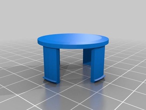 meine angepasste Kappe Bohrung 30mm x15mm Ersatz-Teile cap Rohr kundengebundene an der Endkappe 3d print model - Mito3D