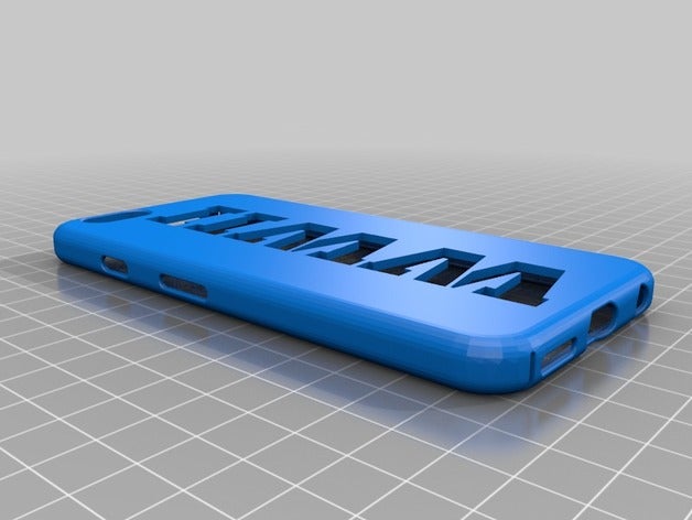 cod segunda guerra mundial, o iphone 6 caso telefone celular 3D print model - Mito3D