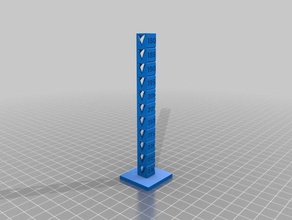 my customized temp calibration tower 230-180 3d printing tests 3d print model - Mito3D