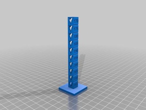 my customized temp calibration tower 215-170 3d printing tests 3d print model - Mito3D