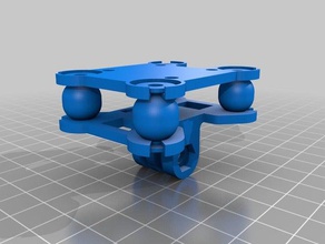 support amorti gopro pour drone r c vehicles 3d print model - Mito3D