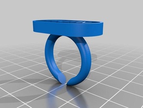 nurhan ring 2 Ringe kundengebundene 3d print model - Mito3D