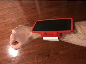 pixel xl wrist mount mobile phone 3d print model - Mito3D