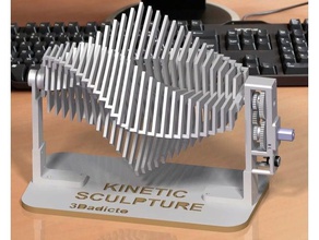 sculpture cinétique art 3d print model - Mito3D