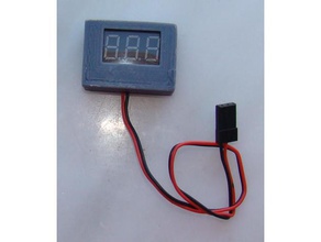 volt meter case electronics model openscad voltmeter 3d print model - Mito3D
