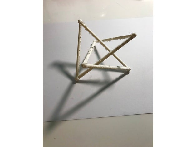 stick trefoil-Knoten 3d-drucken jmu3space 3D print model - Mito3D