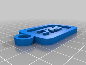 jan 2 keychains customized 3d print model - Mito3D