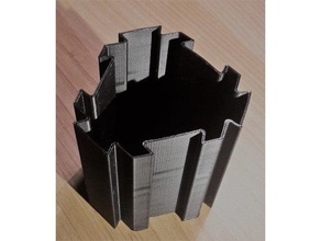 modulare hex Artikel Fach Container container hexagon honeycomb modular stapelbar Werkzeughalter 3d print model - Mito3D