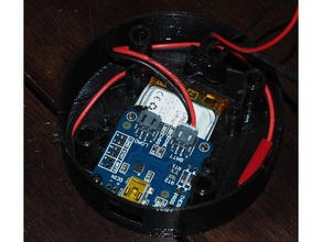 circuit playground lantern base li-pol electronics adafruit gothic led 3d print model - Mito3D