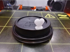 coffee stopper heart kitchen & dining 3d print model - Mito3D
