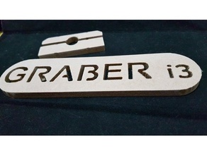 graber i3-logo 3d-Drucker Teile 3d print model - Mito3D