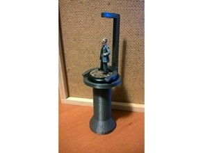 mini painting handle - privateer press base diy miniature miniatures model 3d print model - Mito3D