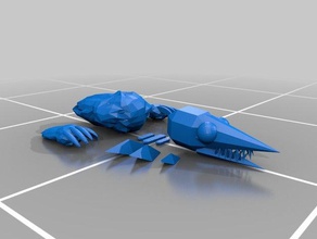 fugaz sculptures anyland l'avatar liooil la réalité virtuelle 3d print model - Mito3D