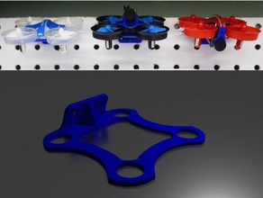 wall mounted display inductrix tiny whoop e010 e013 f36 r c vehicles blade drone e011 eachine fpv furibee h36 jjrc quadcopter stand tinywhoop winy 3d print model - Mito3D
