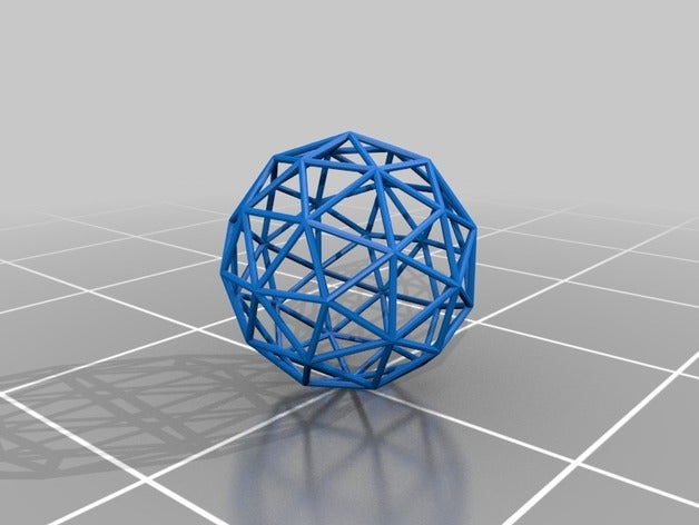 ball sculptures shape sphere spherical polyhedron 3D print model - Mito3D