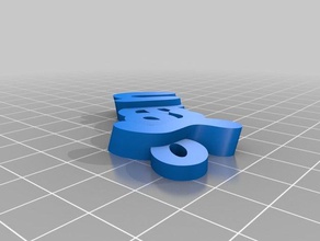 sean Anahtarlık özelleştirilmiş 3d print model - Mito3D